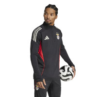 adidas Benfica Haut d'Entraînement 1/4-Zip 2025-2026 Rouge Blanc Noir