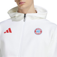 adidas Bayern Munich Anthem Veste d'Entraînement 2025-2026 Blanc Rouge