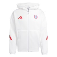 adidas Bayern Munich Anthem Veste d'Entraînement 2025-2026 Blanc Rouge