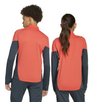 adidas Bayern München Trainingspak 1/4-Zip 2025-2026 Kids Oranje Donkerblauw