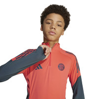 adidas Bayern München Trainingspak 1/4-Zip 2025-2026 Kids Oranje Donkerblauw