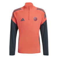adidas Bayern München Trainingspak 1/4-Zip 2025-2026 Kids Oranje Donkerblauw