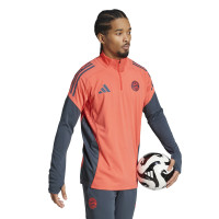 adidas Bayern München Trainingstrui 1/4-Zip 2025-2026 Oranje Donkergrijs