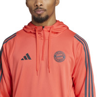 adidas Bayern München Track Hoodie 2025-2026 Oranje Donkergrijs
