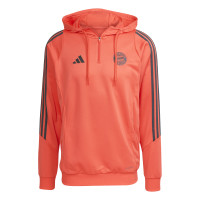adidas Bayern München Track Trainingspak 1/4-Zip Hooded 2025-2026 Oranje Donkergrijs
