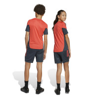 adidas Bayern München Trainingsbroekje 2025-2026 Kids Donkergrijs Oranje