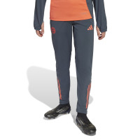 adidas Bayern München Trainingspak 1/4-Zip 2025-2026 Kids Oranje Donkerblauw