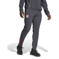 adidas Olympique Lyon Présentation Pantalon d'Entraînement 2025-2026 Gris Foncé Doré Rouge Bleu
