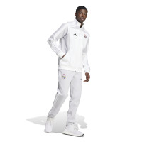 adidas Real Madrid Urban Purist Veste d'Entraînement 2025-2026 Blanc Gris Clair Noir