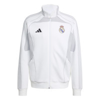 adidas Real Madrid Urban Purist Veste d'Entraînement 2025-2026 Blanc Gris Clair Noir