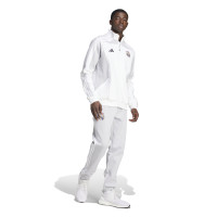 adidas Real Madrid Urban Purist Trainingspak Full-Zip 2025-2026 Wit Lichtgrijs Zwart