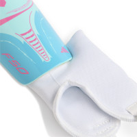 adidas Messi Match Protège-Tibias Enfants Turquoise Bleu Rose