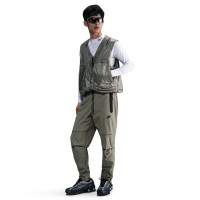 Nike Tech Sportswear Survêtement Coupe-Vent Full-Zip Woven Marron Clair Vert-Gris Noir