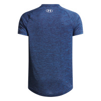Under Armour Tech 2.0 Trainingsshirt Kids Donkerblauw Wit