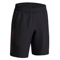 Pantalon d'entraînement Under Armour Tech Woven Wordmark pour Enfants, noir