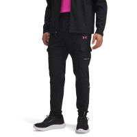 Survêtement tissé utilitaire Under Armour Tech, entièrement zippé, noir, rose, argent