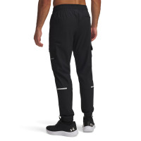 Survêtement tissé utilitaire Under Armour Tech, entièrement zippé, noir, rose, argent