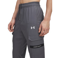 Pantalon cargo en tissu utilitaire Under Armour Tech gris blanc noir