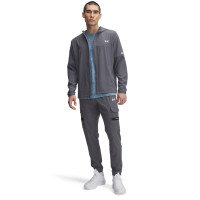Under Armour Tech Utility Woven Trainingspak Full-Zip Grijs Zilver