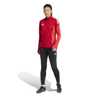 adidas Tiro 25 Competition Trainingspak 1/4-Zip Dames Rood Zwart Grijs