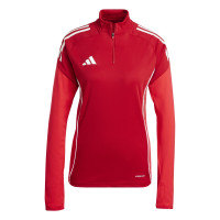 Haut d'entraînement adidas Tiro 25 Competition 1/4-Zip pour Femmes, rouge