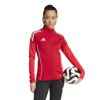 adidas Tiro 25 Competition Trainingspak Full-Zip Dames Rood Zwart Wit