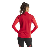 adidas Tiro 25 Competition Trainingspak Full-Zip Dames Rood Zwart Wit