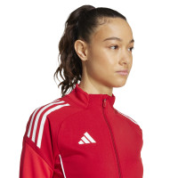 adidas Tiro 25 Competition Trainingspak Full-Zip Dames Rood Zwart Wit