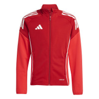 Survêtement adidas Tiro 25 Competition à fermeture éclair intégrale pour Enfants, rouge, noir, blanc
