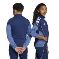 adidas Tiro 25 Competition Veste d'Entraînement Enfants Bleu Foncé Blanc