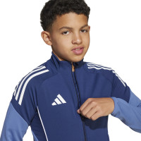 adidas Tiro 25 Competition Veste d'Entraînement Enfants Bleu Foncé Blanc