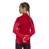 Haut d'entraînement adidas Tiro 25 Competition 1/4-Zip pour Enfants, rouge