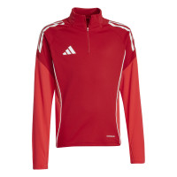 Haut d'entraînement adidas Tiro 25 Competition 1/4-Zip pour Enfants, rouge