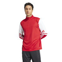 adidas Squadra 25 Haut d'Entraînement 1/4-Zip Rouge Blanc
