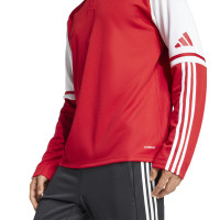 adidas Squadra 25 Haut d'Entraînement 1/4-Zip Rouge Blanc