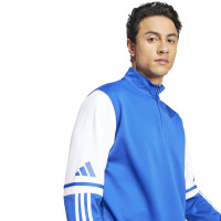 adidas Squadra 25 Haut d'Entraînement 1/4-Zip Bleu Blanc