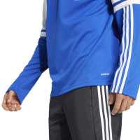 adidas Squadra 25 Haut d'Entraînement 1/4-Zip Bleu Blanc