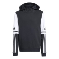 Sweat à capuche adidas Squadra 25 pour enfants, noir et blanc