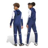 adidas Squadra 25 Trainingspak 1/4-Zip Kids Blauw Donkerblauw Wit