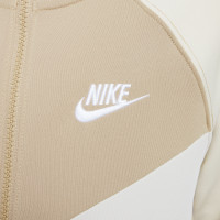 Nike Sportswear Poly Trainingspak Full-Zip Hooded Kids Beige Gebroken Wit