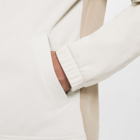 Nike Sportswear Poly Trainingspak Full-Zip Hooded Kids Beige Gebroken Wit