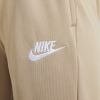 Nike Sportswear Poly Trainingspak Full-Zip Hooded Kids Beige Gebroken Wit