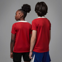 Nike Paris Saint-Germain x Jordan Strike Trainingsshirt 2024-2025 Kids Rood Wit