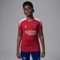 Nike Paris Saint-Germain x Jordan Strike Trainingsshirt 2024-2025 Kids Rood Wit