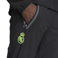 adidas Real Madrid Vis Tech Survêtement Full-Zip Noir Vert Clair