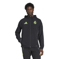 adidas Real Madrid Vis Tech Survêtement Full-Zip Noir Vert Clair