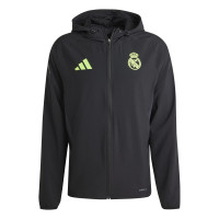 adidas Real Madrid Vis Tech Survêtement Full-Zip Noir Vert Clair