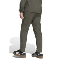 adidas Real Madrid Vis Tech Pantalon Enfants Gris Vert Clair