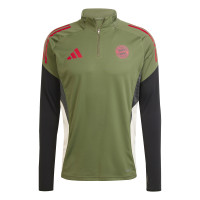 adidas Bayern Munich Haut d'Entraînement 1/4-Zip Europe 2025-2026 Vert Rouge Noir