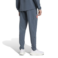 adidas Bayern München Vis Tech Trainingspak Full-Zip 2025-2026 Donkergrijs Oranje